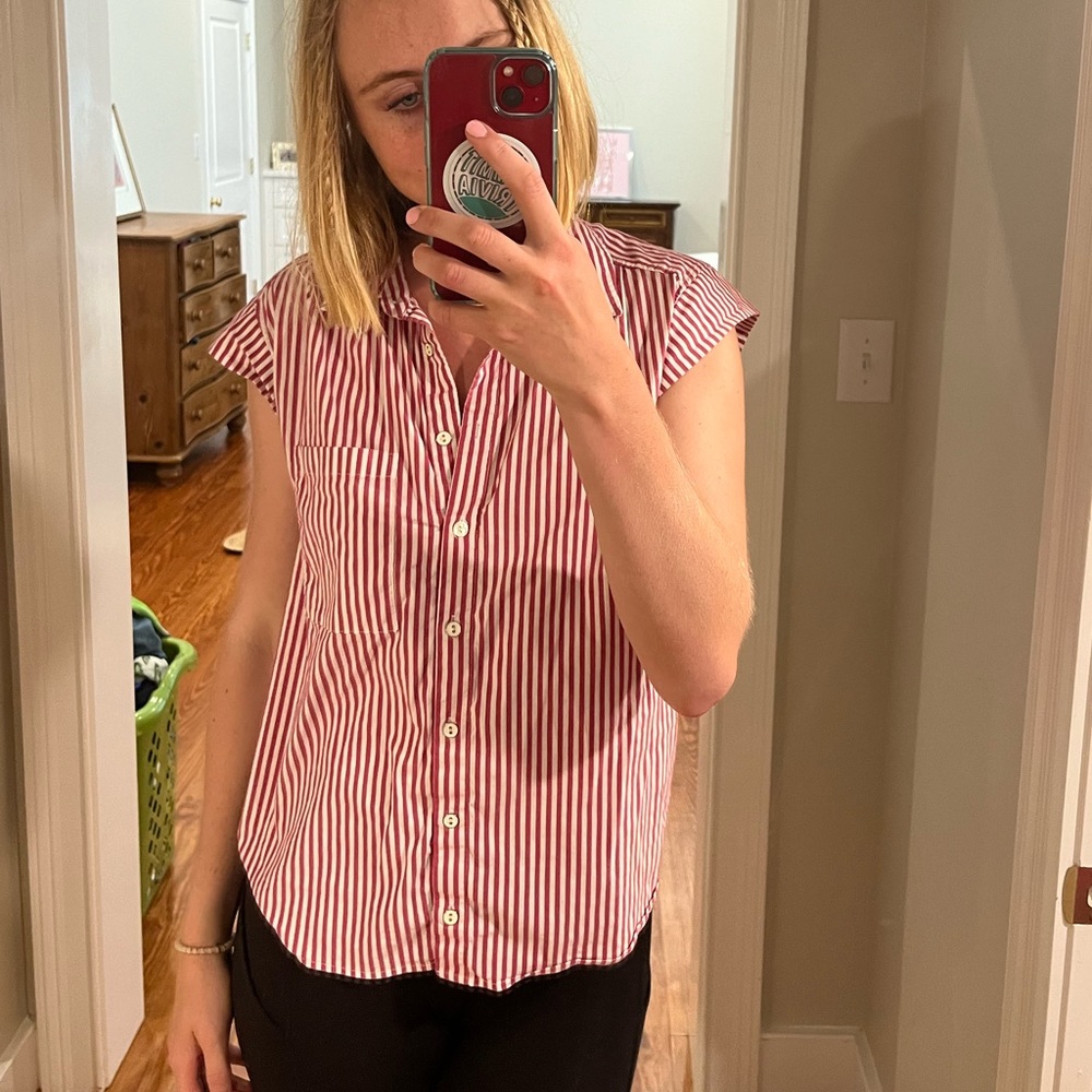 Meave by Anthropologie short sleeve button down